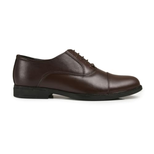 Image of Chardonnay Men's Leather Oxford Formal Shoes | Comfortable Cushioned Dress Shoes for Office & Business