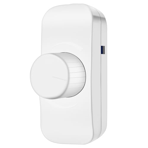 Aroidful Dimmer Switch for Dimmable LED Lights/Incandescent/Halogen Bulbs, 240V Rotary Push On/Off Trailing Edge Dimmer Switch, 1 Gang, 3-100W (White, New Upgrade)