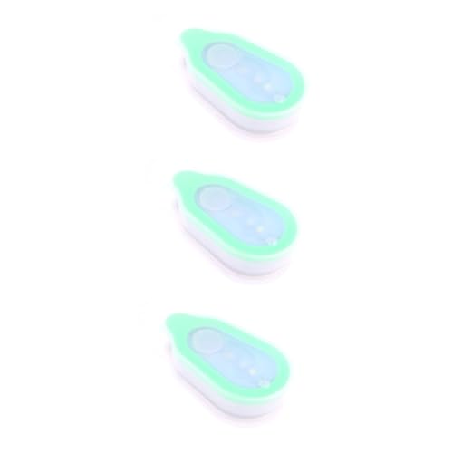 Luz de bolsillo para de clip de trabajo portátil para exteriores de advertencia 3 uds