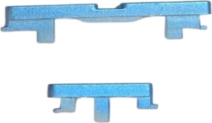 outer power on off volume button compatible with motorola edge 40 neo blue