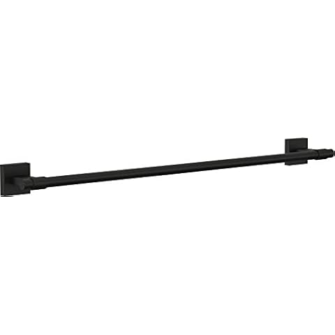 Franklin Brass Maxted (1-Pack) 24" Towel Rack for Bathroom, Matte Black Towel Bar for Bathroom Wall Towel Holder Rod Wall Mounted Bathroom Accessories MAX24-FB Cover
