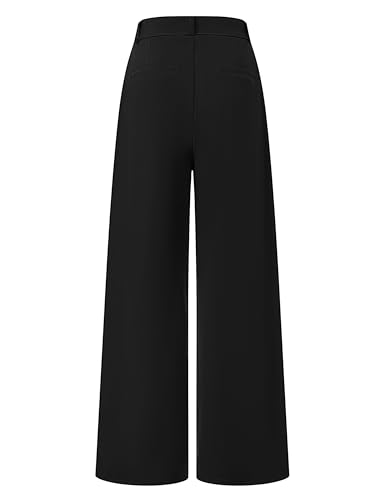 FitsT4 Sports Womens High Waisted Wide Leg Stretch Dress Pants Business Casual Pleated Trousers for Office Work4