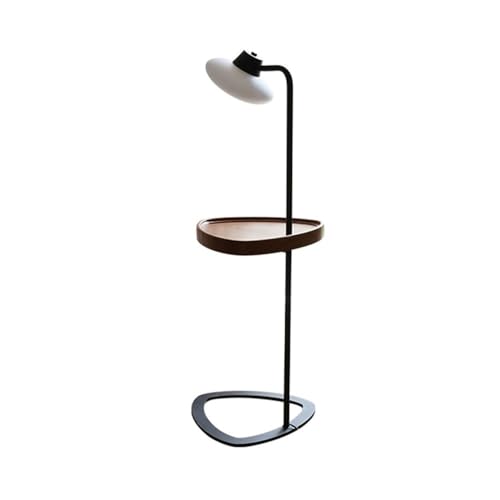 Lampadaire de ferme gain de place avec plateau pour salon sombre