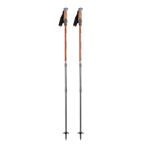Mountainsmith Pyrite 7075 Trekking Poles, (Pair of 2), Amber Orange