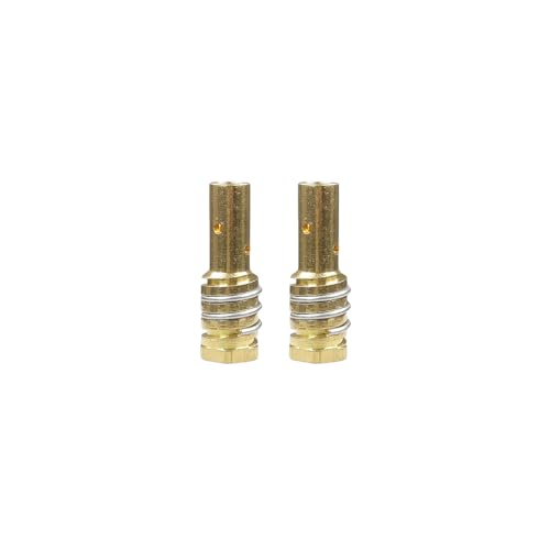 Image of Contact Tips Nozzle Diffuser Drive Roll Fits Goplus MIG 130 Welder 2-pk Gas Diffuser
