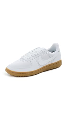 Nike Women's Field General Sneakers, Summit White/Gum Light Brown, 5 Medium US - image 1