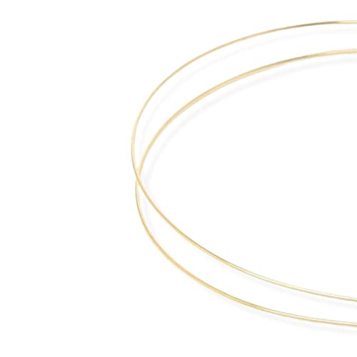 Topkids Accessories 2x Thin Metal Hair Bands Headbands Alice Bands Hairbands Head Bands Mens Guys Adult Women Girls Black Gold Silver Plain Styling Grips (Double Gold) - Image 4