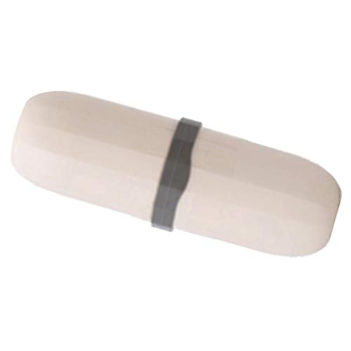 MERIGLARE Escova de Dentes de Plástico Suporte de Dente de Viagem Caneca de Enxaguamento Copo - Bege