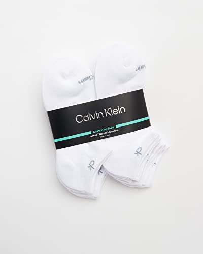 Calvin Klein Womens Low Cut Socks - 6 Pack Breathable Cushioned Athletic Performance No Show Socks for Women (Sizes: 4-10)2