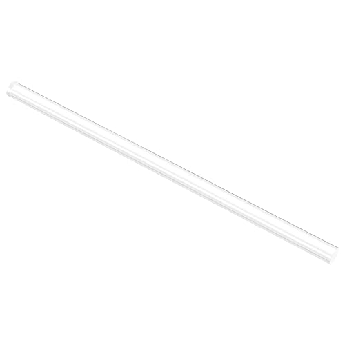 Image of uxcell Acrylic Round Rod, Clear,1 /2 inch Diameter 12-1 /4 inch Length, Solid Plastic PMMA Bar Stick