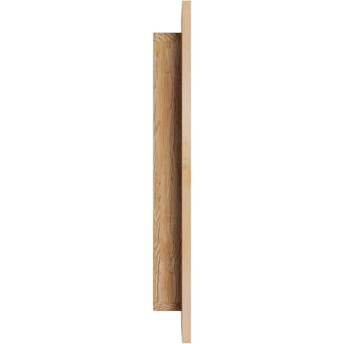Ekena Millwork GVWVE12X1601RFUWR Vertical Gable Vent Gable Vent, 12"W x 16" (17"W x 21"H Frame Size), Western Red Cedar, Unfinished by Ekena Millwork - Image 3