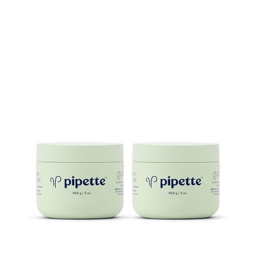 Image of Pipette Baby Balm - Protects, Hydrates & Nourishes Sensitive Skin - Baby Essentials for Newborn with Renewable Plant-Derived Squalane, 2 oz (Pack of 2)