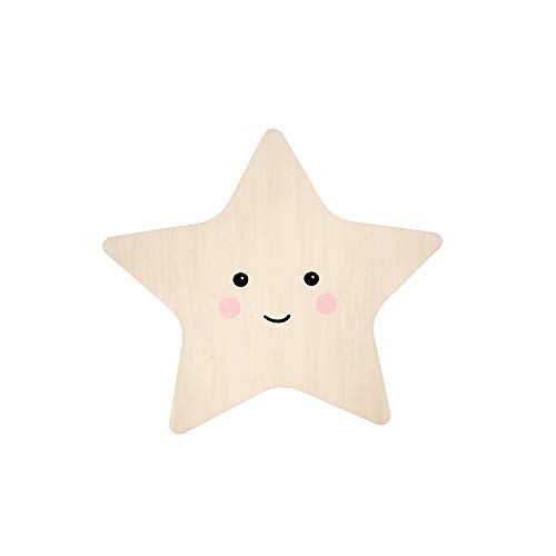 Applique murale en forme d'étoile reer lumilu Silhouette Light Star 52177 marron