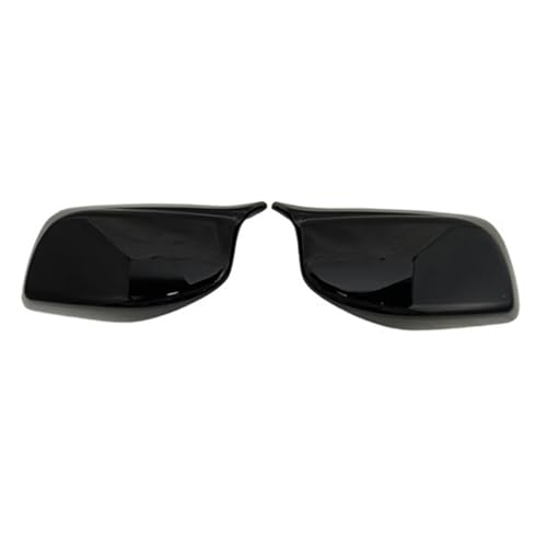 Coque rétroviseur noir brillant pour BMW E60 E61 style carbone élégant