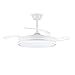 Imagen de wonderlamp Ventilador LED aspas plegables Miso Evo Blanco 72W con Memoria de encendido