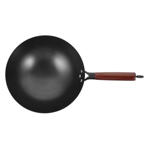 Wok tradicional Hemobllo sin recubrimiento para cocinas miniatura 1