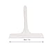Glass Wiper with Nonslip Handle Silicone Window Cleaner Squeegee for Bathroom Window Kitchen Mirror (White)