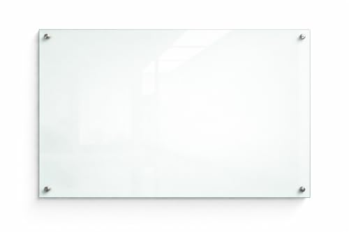 CRISTALIUM Pizarra Magnética Transparente Cristal Templado - Incluye Accesorios - 60x45 cm