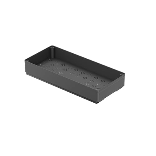 Thaookte Organiseur D'armoire Amovible, Tiroirs Coulissants pour Armoires de Cuisine, Organisateur D'armoire, Tiroir pour Rangement, Rangement D'objets 18 x 40 x 5,5 cm