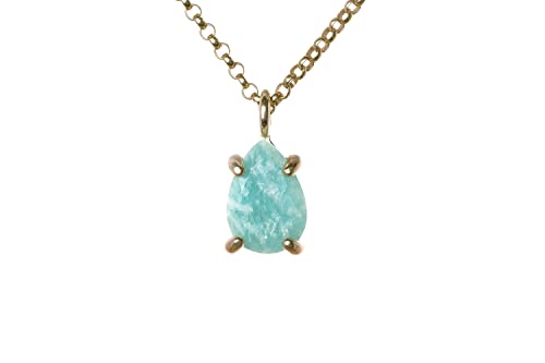 Collier d'Amazonite en forme de larme, l'idée cadeau d'anniversaire parfaite pour elle - 6
