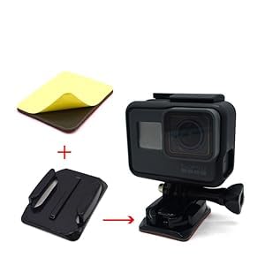 Image of 4pcs Curved+4pcs Flat Adhesive Mounts Sticky for GoPro Hero Cameras
