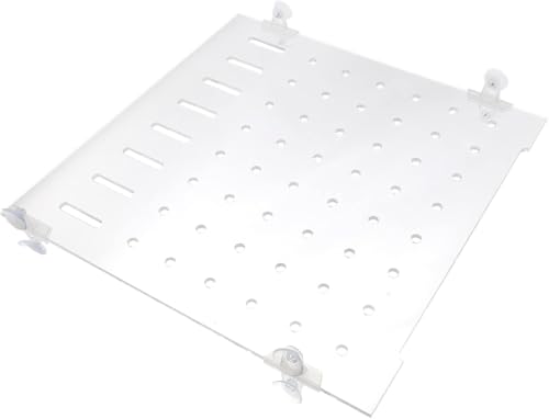 Syfunny水槽セパレータープレート アクリル製 水槽仕切り 仕切り板 吸盤と滑らかなエッジ