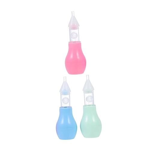 COMNESTBI 3Piezas de Bebés Unidades con Succión Limpieza y Color Esenciales Infantil