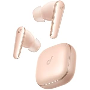 soundcore Liberty 5 by Anker, Noise-Cancelling Wireless Earbuds, 2x Stronger Voice Reduction, Real-Time Adaptive Noise Cancellation, Fast Charging, Dolby Audio, 6-Mic AI Clear Calls, Long Ba