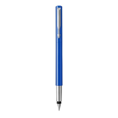 Stylo plume Parker Vector bleu à pointe fine pour écriture fluide