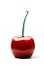 Produktbild QUALY QL10128 Cherry Bin Abfalleimer, Kunststoff, Rot, 24x24x44,5cm