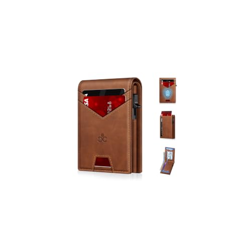 Image of Wallet for Men RFID Blocking Minimalist Card Holder Wallet for 12-14 Cards