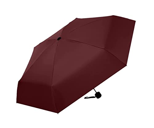 Tigrun Parapluie Homme Parapluies Parapluie de Voyage Parapluie Pliant Compact pour Hommes Femmes Portable et léger imperméable et Coupe-Vent (Color : Bruin) Cover