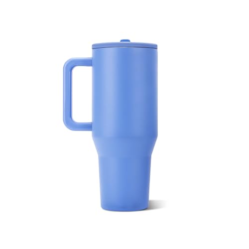 Image of HydroJug Traveler 40oz, Insulated Tumbler with Handle & Straw, Light Blue