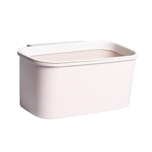 Qianly Bedside Hanging Storage Box Dorm Bedside Organizer Multifunctional Lightweight Simple Bedside Storage Basket for Apartments, Apricot