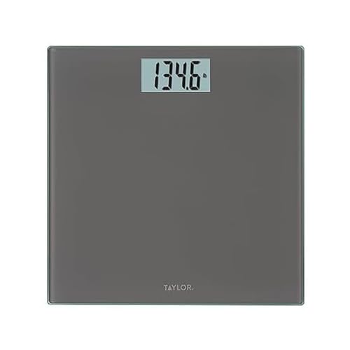 Taylor Digital Scales for Body Weight, Highly Accurate 400 LB Capacity, Auto On and Off Scale, 11.8...