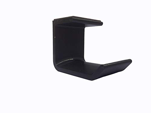 Image of makerV Headphone Holder Gaming Headset Hanger Under Desk Mount Head Phone Hook Headphone Stand Black