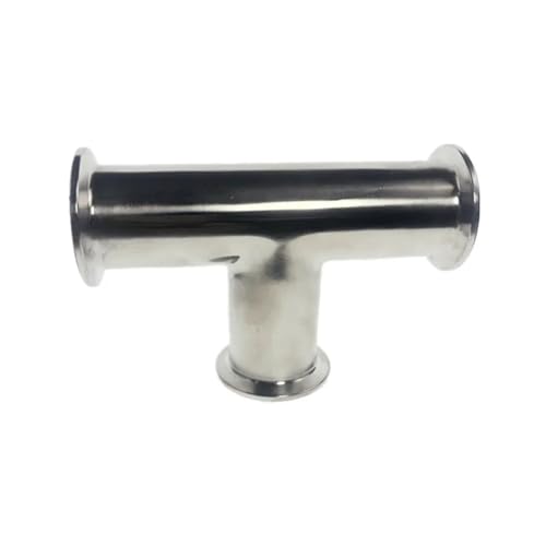 Raccord ferrule T 3 voies 57mm inox SS304 anti-corrosion haute étanchéité
