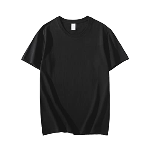 T-shirt homme noir YIOLEAMP en coton pour vos journées décontractées