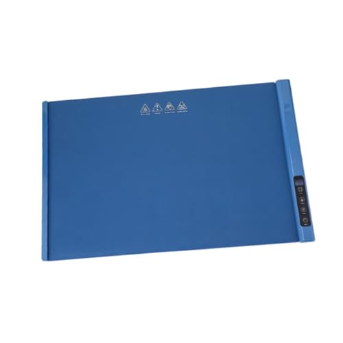 F Fityle Bandeja calefactora eléctrica de Silicona con función temporizada, Alfombrilla calefactora portátil de Silicona para Platos Calientes de Comida para