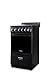 Premium Levella PRE2027GB 20 in Freestanding Electric Range with 4 Coil Burners and 2.2 Cu. Ft. Single Oven Capacity with Lower Storage Drawer in Black