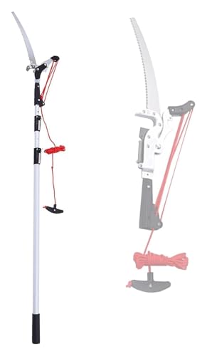 高枝切りノコギリ, 高枝ノコギリ, 園芸用枝鋸、ロッパー、カッター、トリマー、枝や葉のトリミング用ツール(300cm/9.8ft)