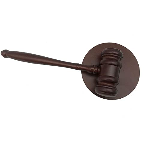 Premium Wooden Gavel & Block Perfect For Judge, Lawyer, Auction Court, Company, Student #TOP4