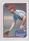 Greg Gross Philadelphia Phillies (Baseball Card) 1989 Topps #438