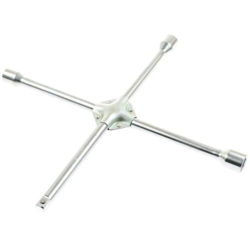 Llave en cruz para ruedas de coches 17,19,21 mm y 1/2