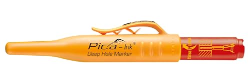 Pica INK Red Marker Pen for Deep Holes Precision Fine Tip 150-40