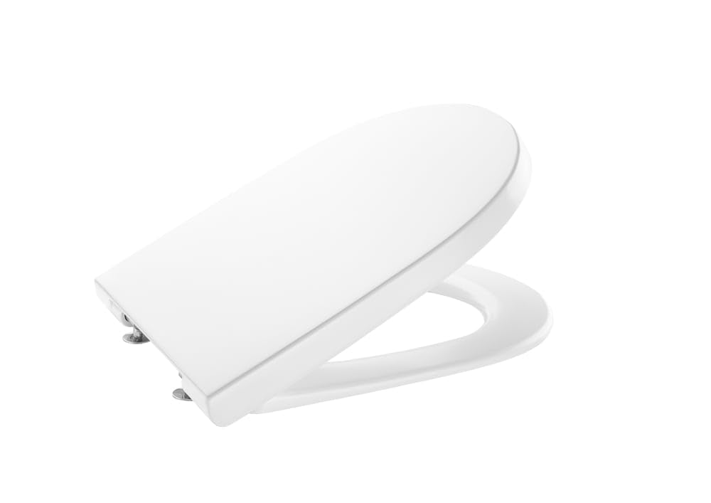 Roca The Gap Round Compact Toilet Seat & Cover White SOFT CLOSE A801D122001