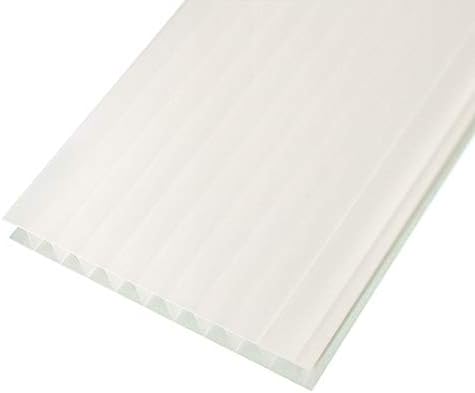 10mm RECYCLED Opal Polycarbonate Plastic Roofing Sheets - for Carport, Canopy, Lean to, Conservatory VARIOUS SIZES (2.5, 1.05)