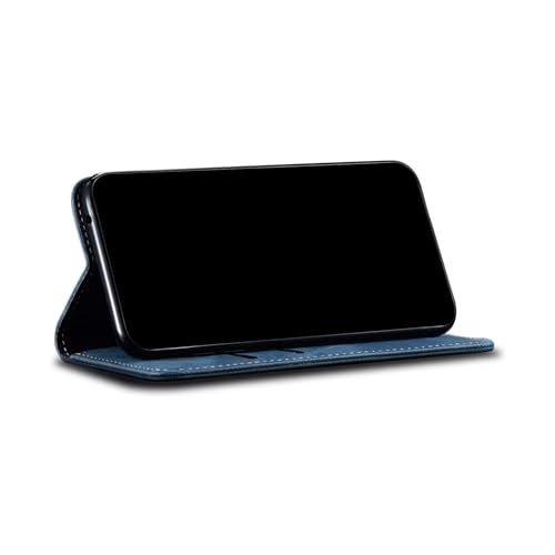 Image of Pirum Magnetic Flip Cover for iQOO 9 Pro 5G, Denim Blue