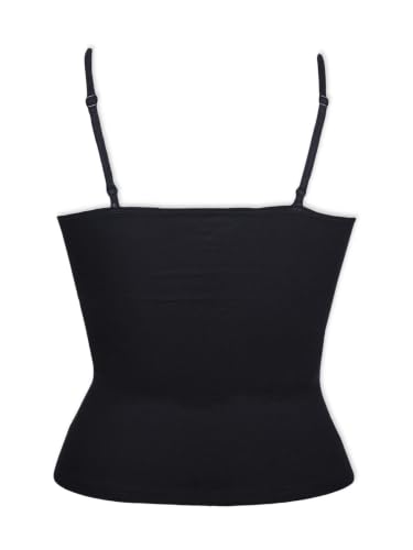 Image of DChica Essentials Padded Camisole Starter Bra for Young Girls, Sleeveless Undershirts Cami Vest with Adjustable Straps, Cotton Camisole Tank Top /Innerwear for Girls