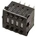 A7PS-207-S01-1, Switch Thumb-Pushwheel Thumbwheel BCD 0.1A 50VAC 28VDC Solder Panel Mount